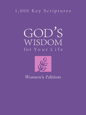 cover image of God's Wisdom for Your Life: Women's Edition